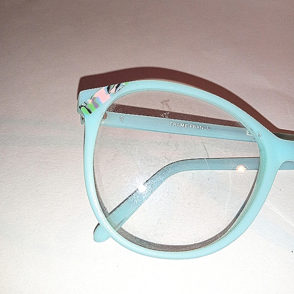 NEW 1980-1990s Rare Vintage EMA Platinum French Women's Frame Eyeglasses Deadsto - Picture 4 of 11